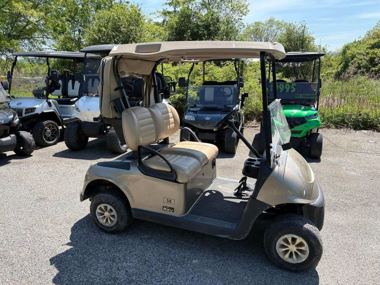 2-Seater Gas Golf Car